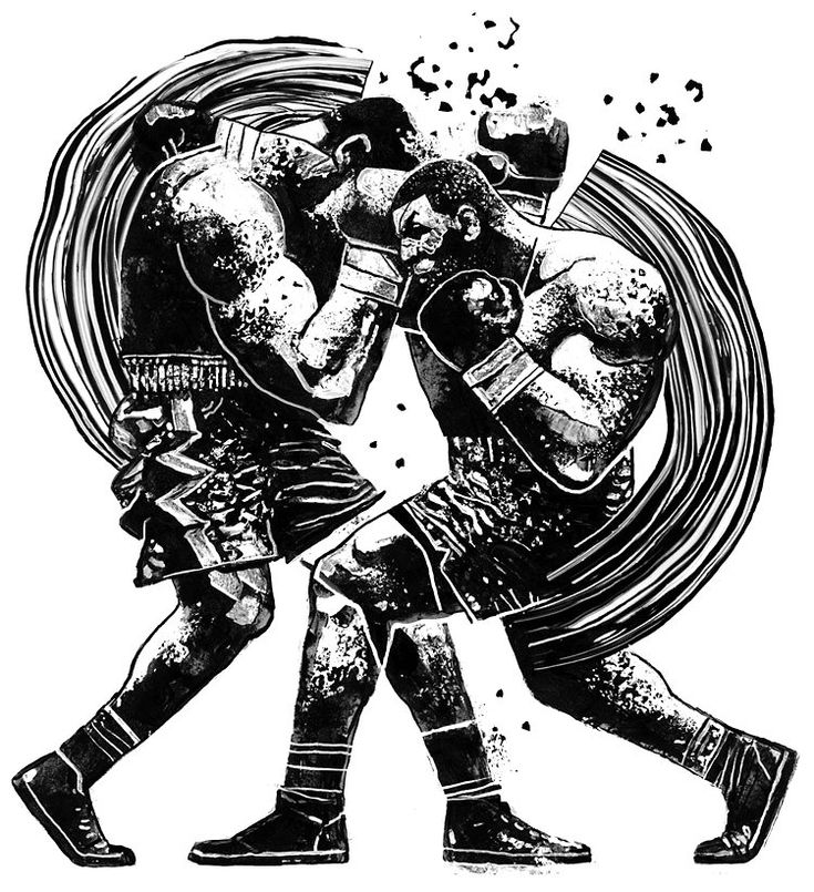 Тату тайский бокс эскизы