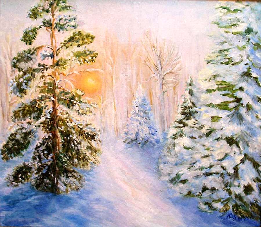 С благодарностью к вечнозеленым соснам и елям!