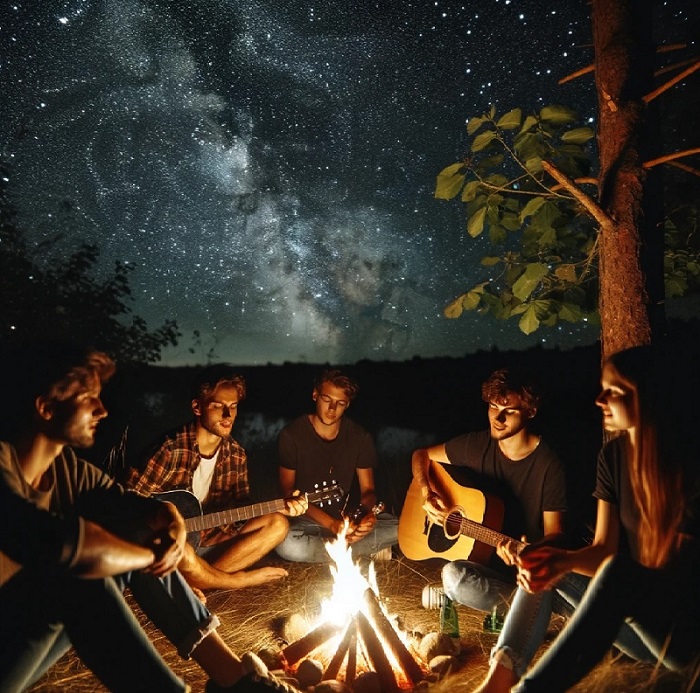 Запоздавшая ночь...