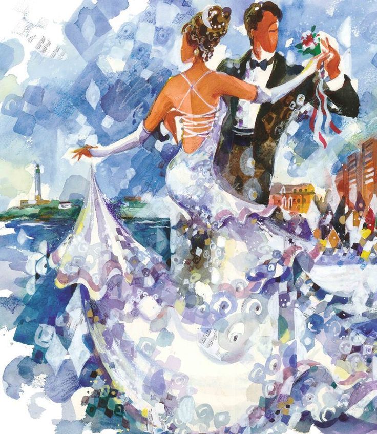 Вальс акварель схема