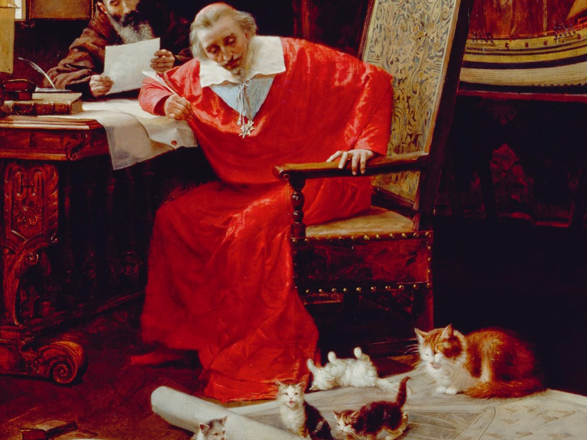 Кардинал Ришелье и кошки