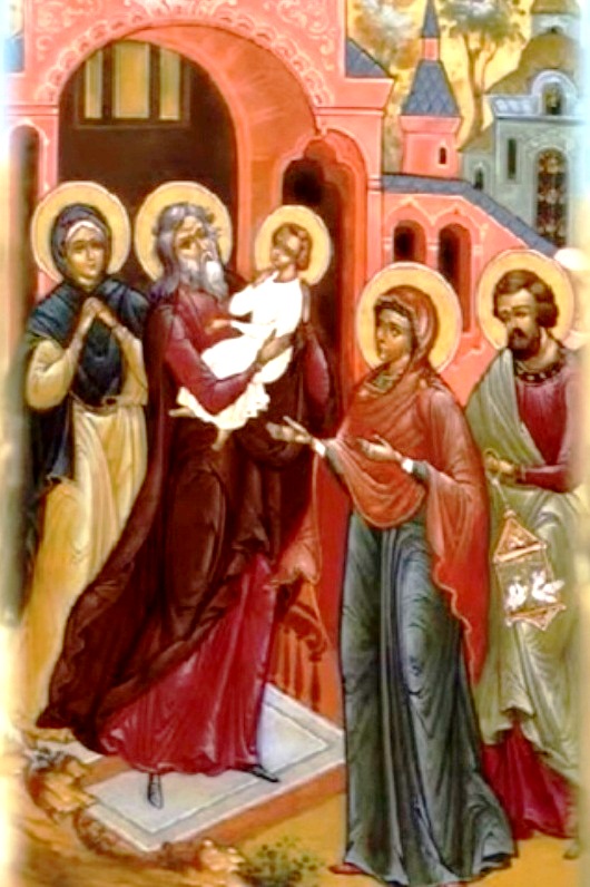 Иисусу Сорок Дней. Сретение