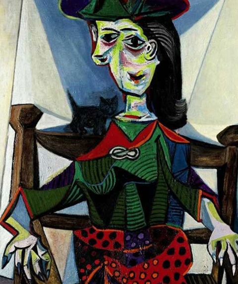 Портрет работы Пабло Пикассо пародия