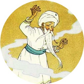 Старик хоттабыч рисунки детей