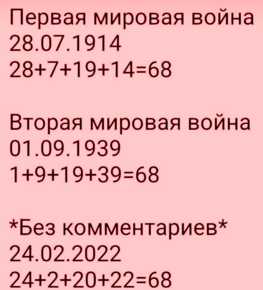 Россия-Украина О случайных совпадениях