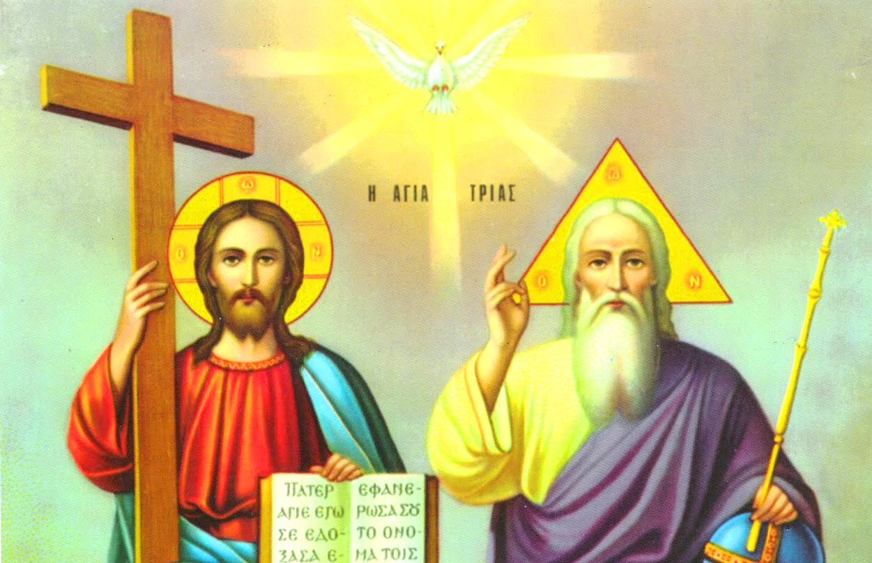 Св дух. Пресвятая Троица Новозаветная икона. Иконы с изображением Бога отца. Бог Святой дух. Икона отец сын и Святой дух.