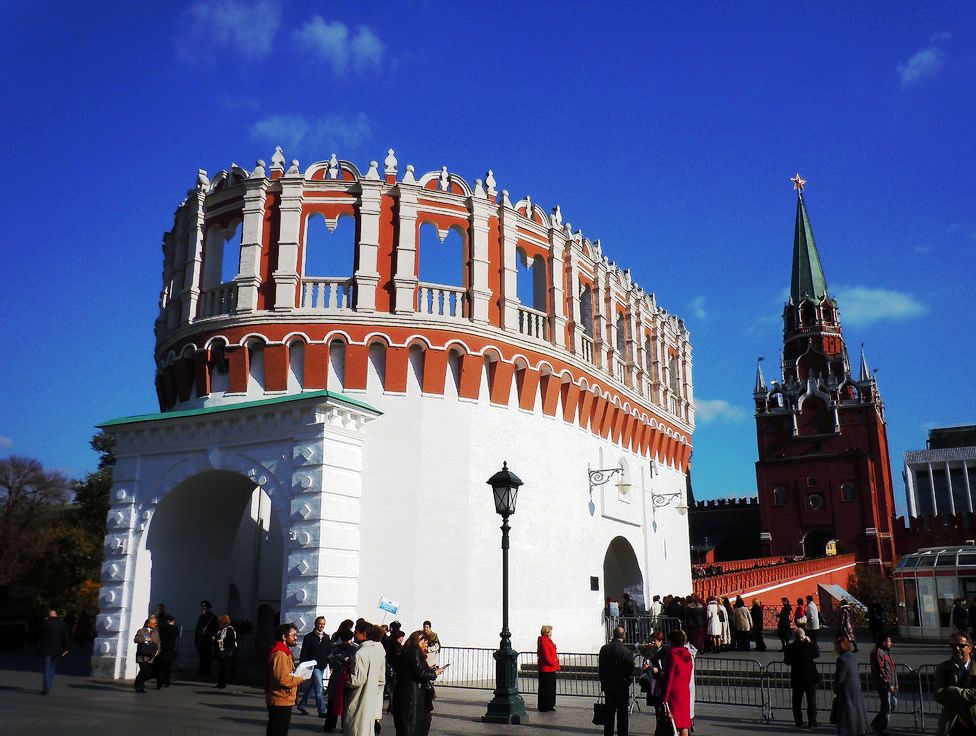 Троицкий мост москва кремль