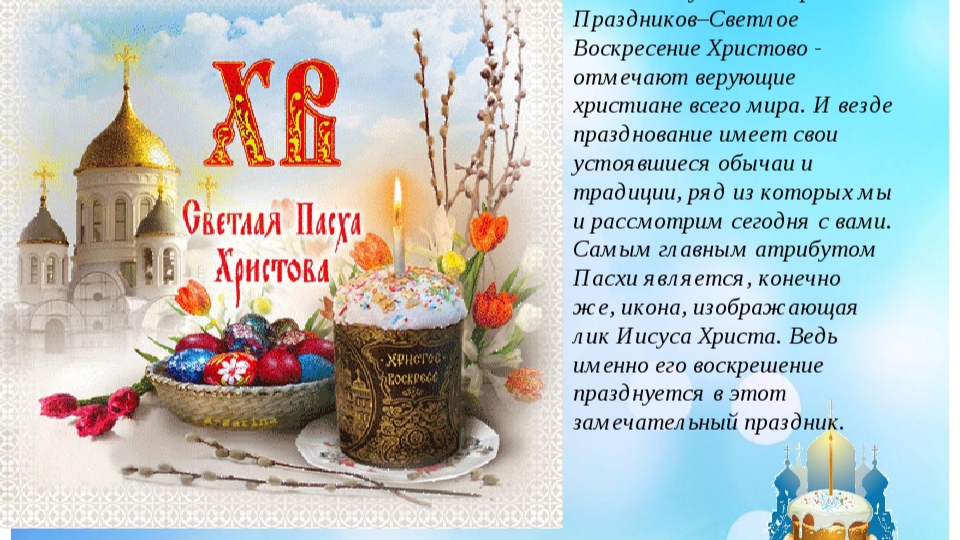 Христос воскрес!