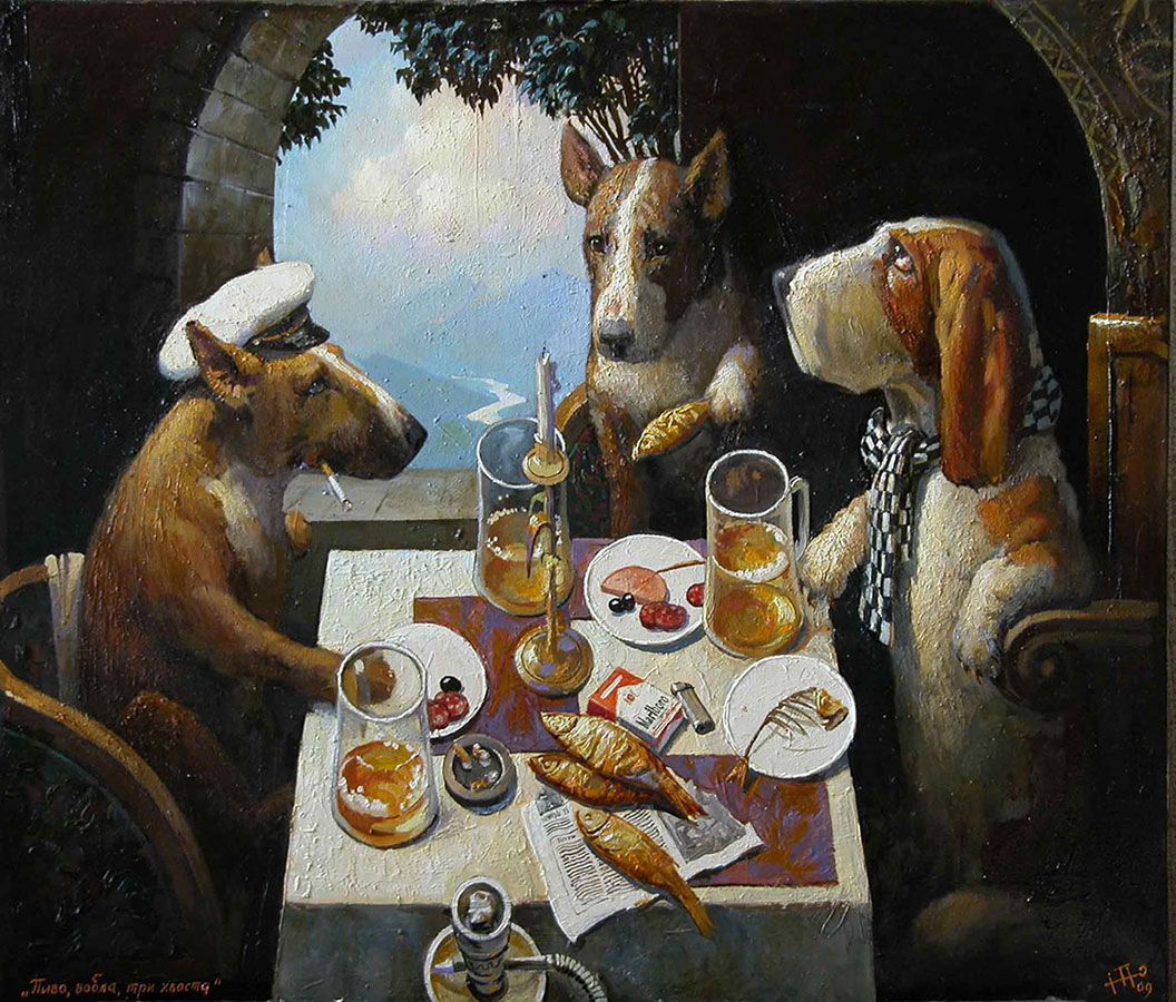 Лапки связал таракану...