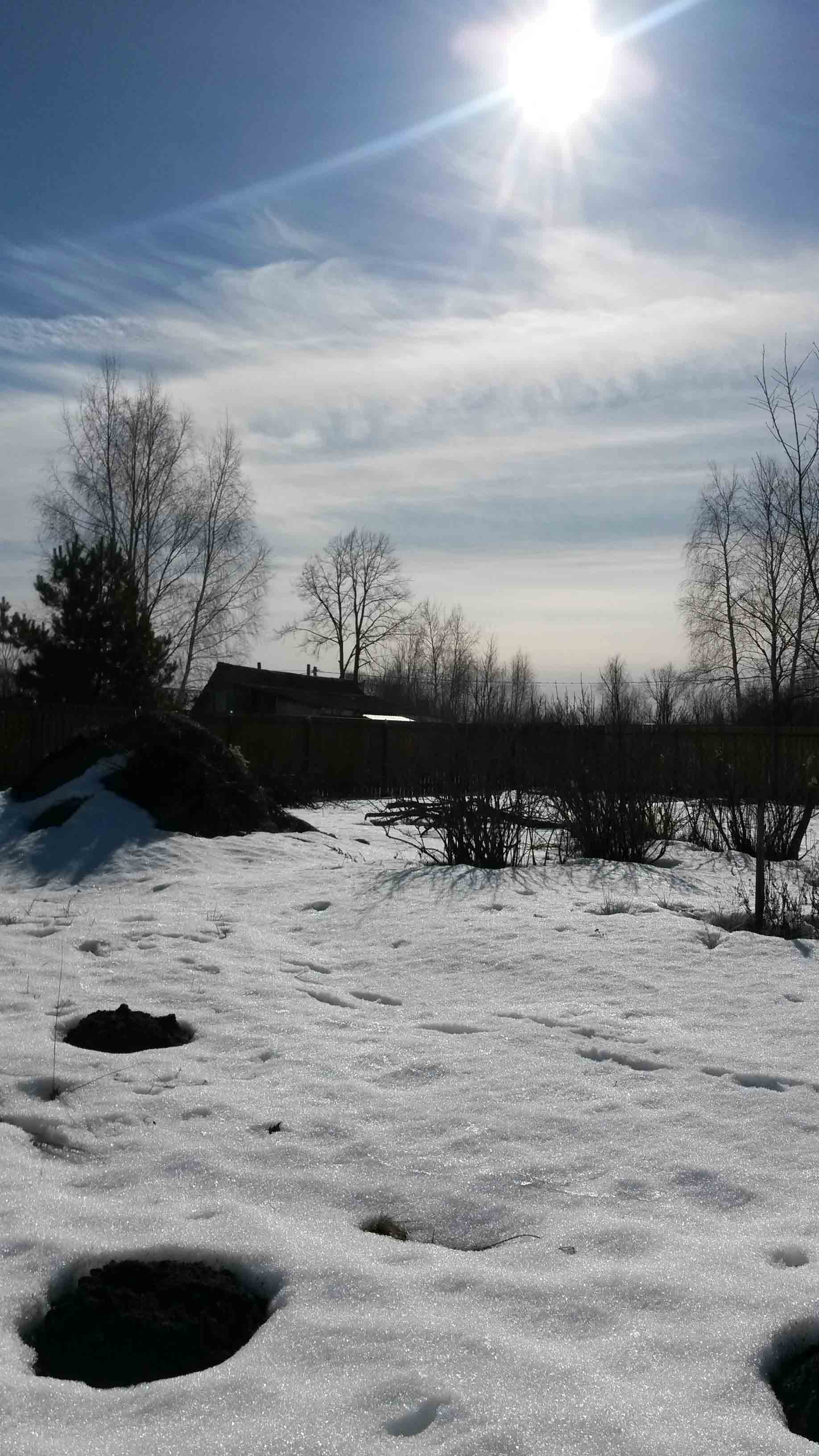 Зима в деревне