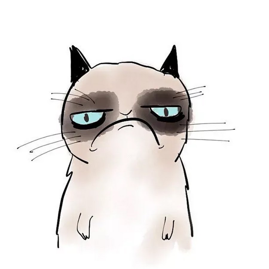 Кот рисунок упоротый