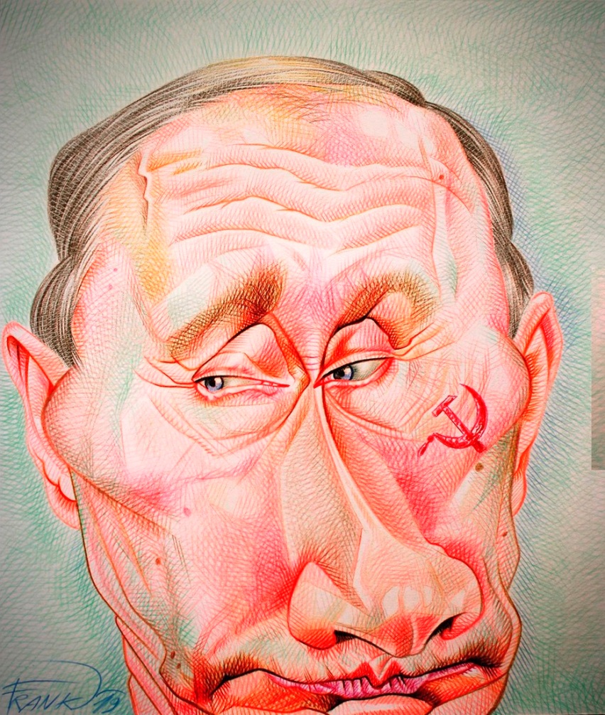 Шаржи на путина картинки