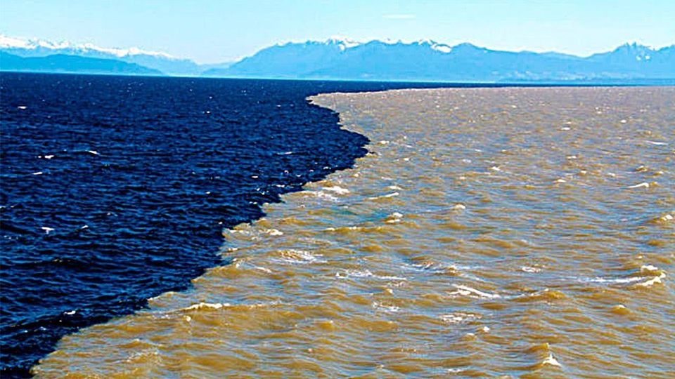 Слияние северного и балтийского моря