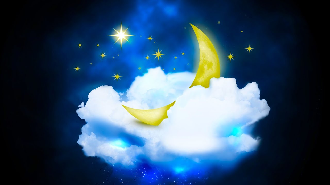 Картина месяц на небе