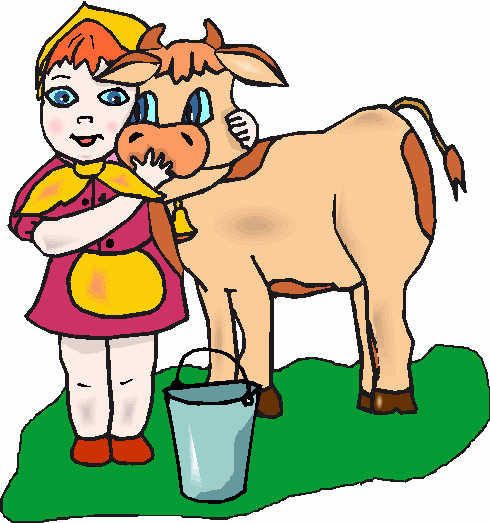Картинка доярка для детей на прозрачном фоне