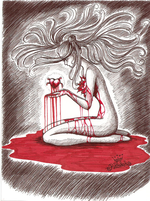 Иголкою изранена, исколота душа...