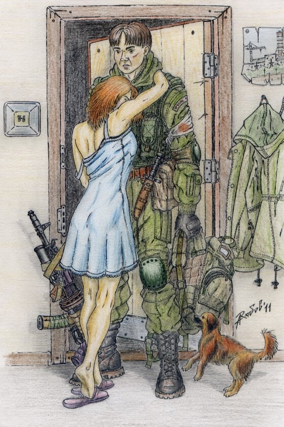 Антон уехал на войну