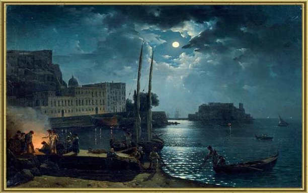 Лунная ночь в Неаполе