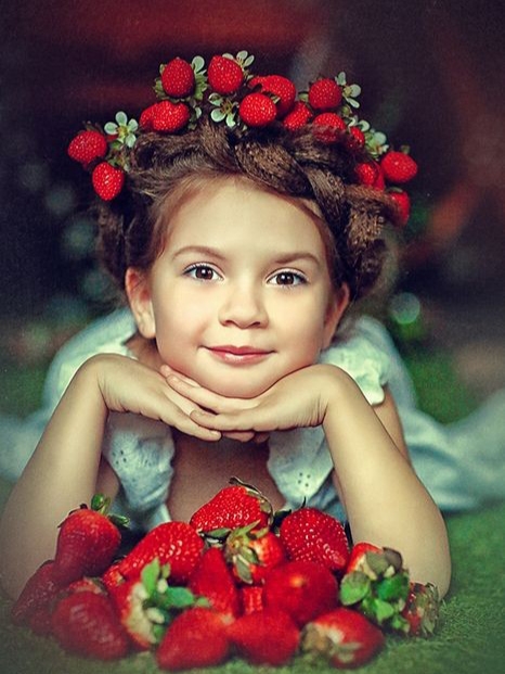 Клубничный венок