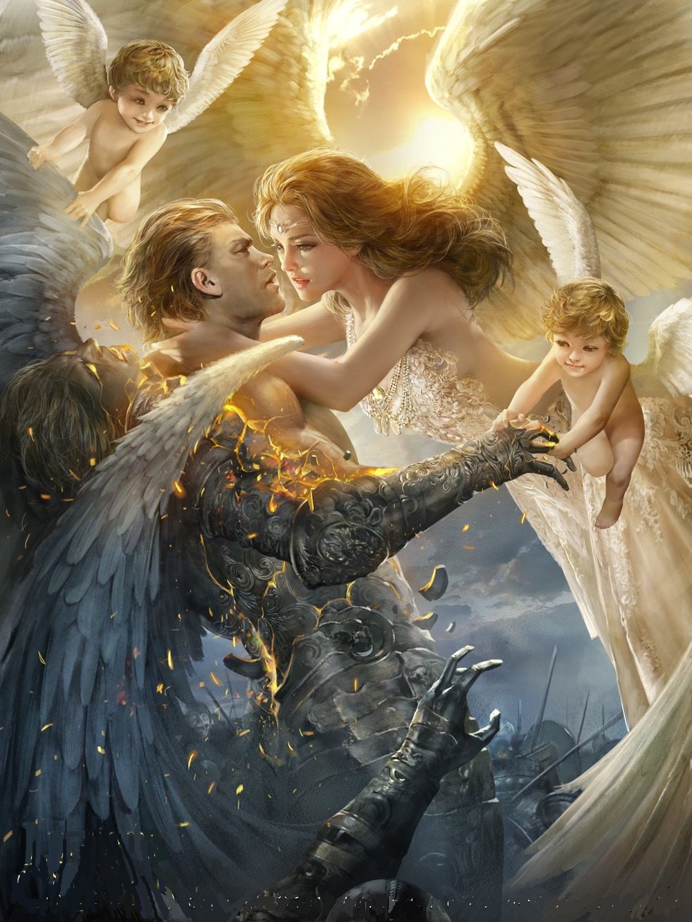 Любовь ангелов 8. Влюбленный ангел. Любовь ангела. Фэнтези любовь. Изображения ангелов.