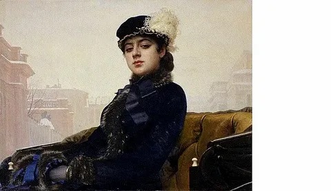 Неизвестная по картине И. Н. Крамского 1883г