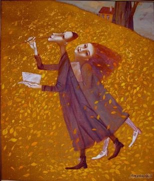 Города все скоро порыжеют...