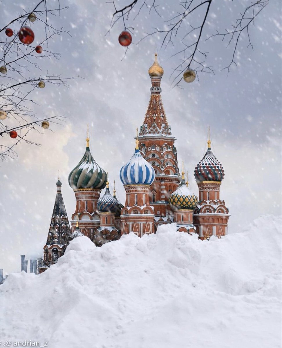 зимняя москва