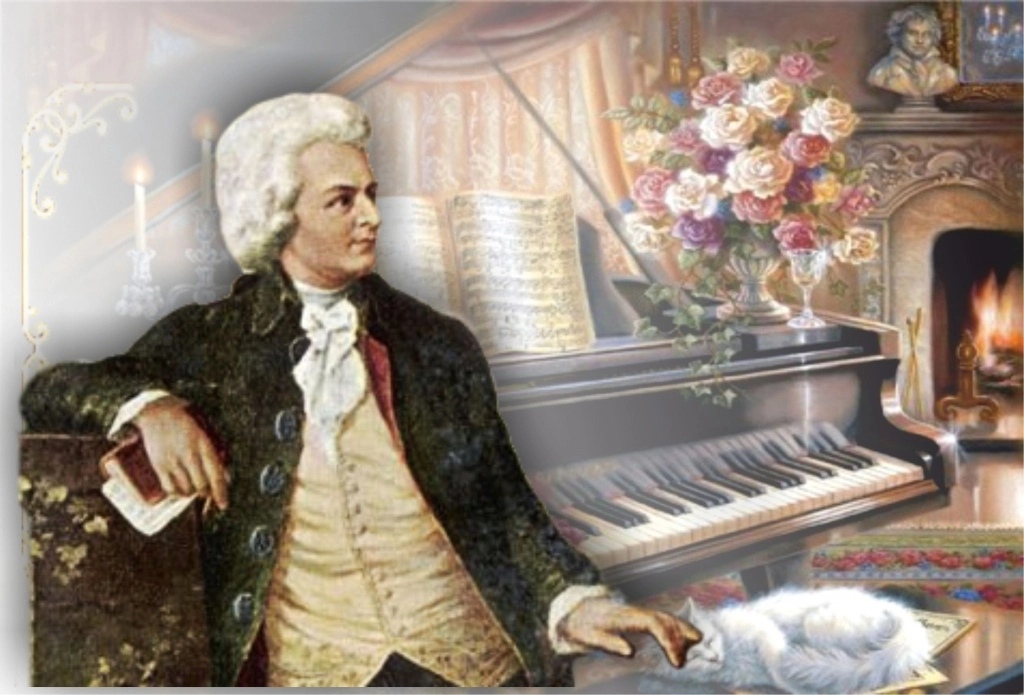 Для музыкального гения. Моцарт композитор. Клавесинист Моцарт.