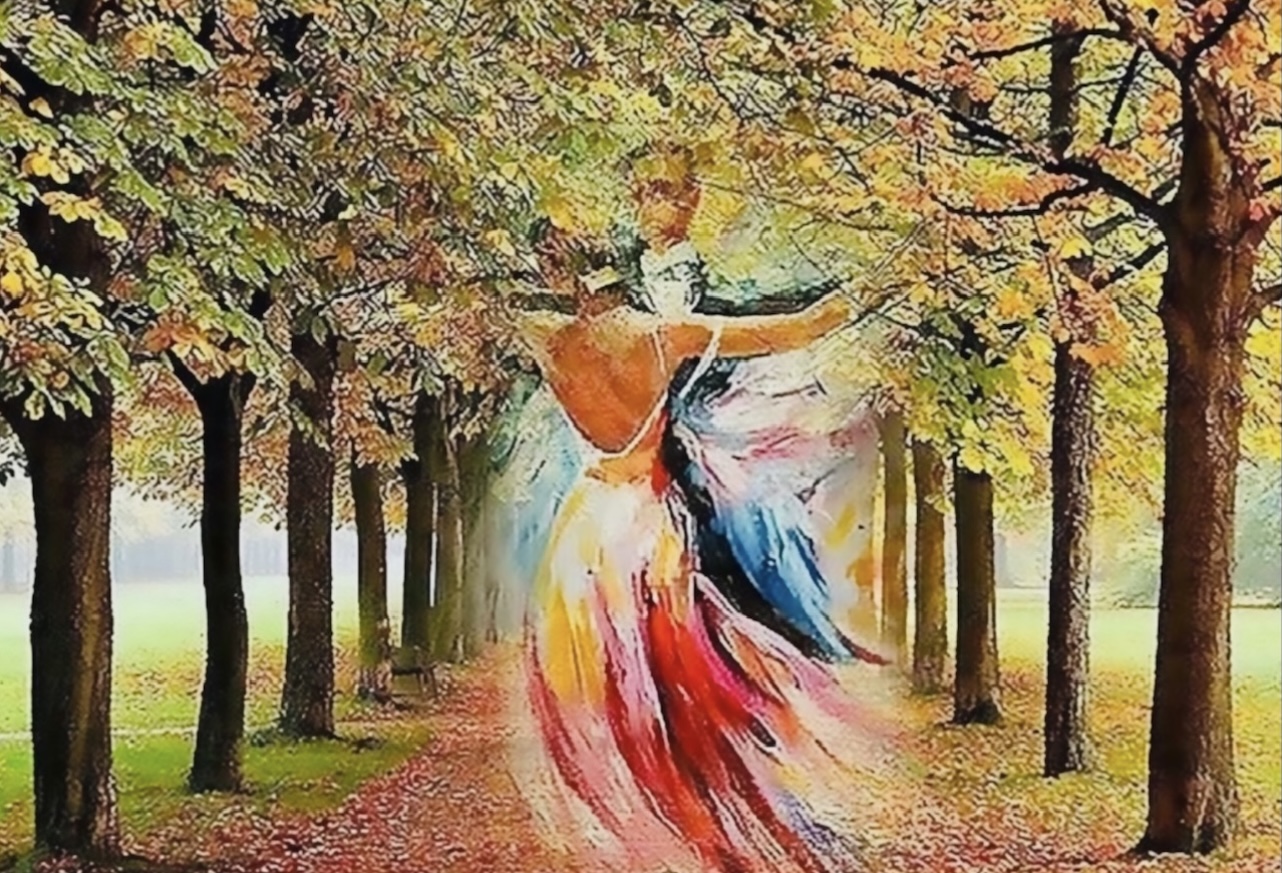 Вальс закружил. Осенний вальс. Осенний танец. Танец осенних листьев. Осень танцует.
