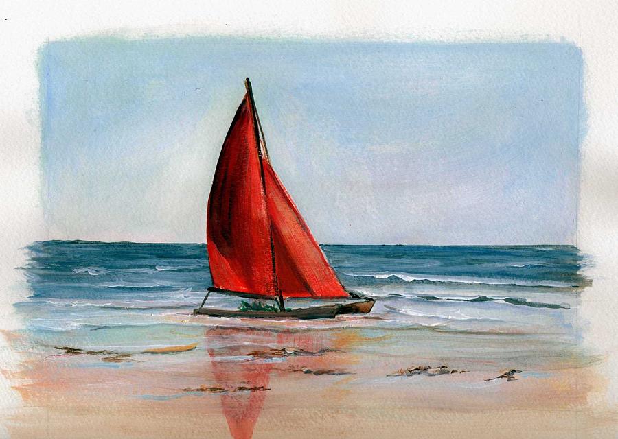 Sail a Boat рисунок