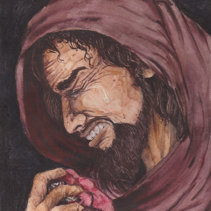 Картина иуда и христос