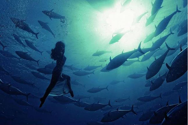 Под водой-красота!!!