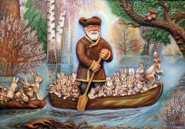 Лодочник Мазай и зайцы