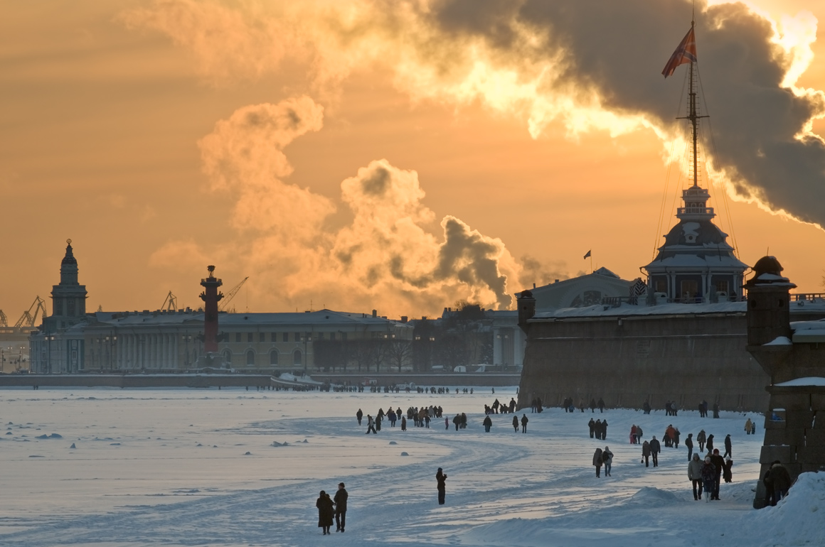 Зима в Петербурге Нева