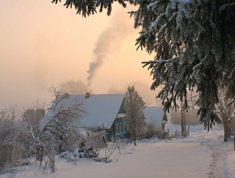 Зимний день в деревне фото Русская зимушка (Ольга Волкова -Кудрина) / Стихи.ру