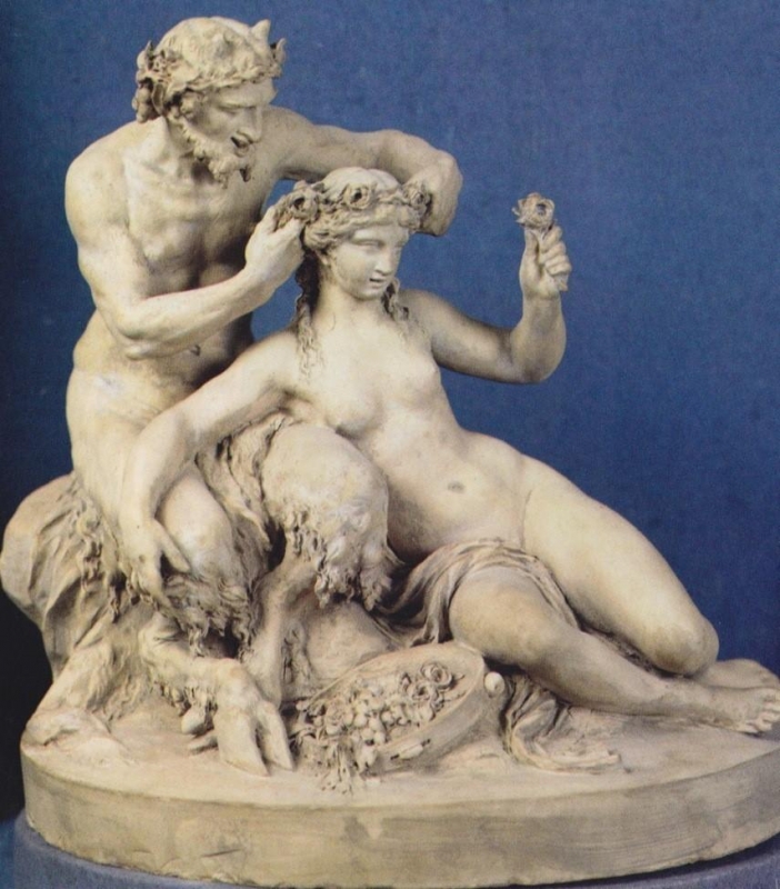 Фавн и нимфа картина