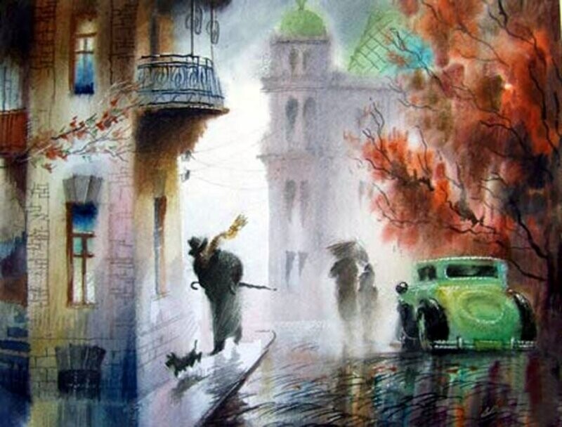 Домики старые...