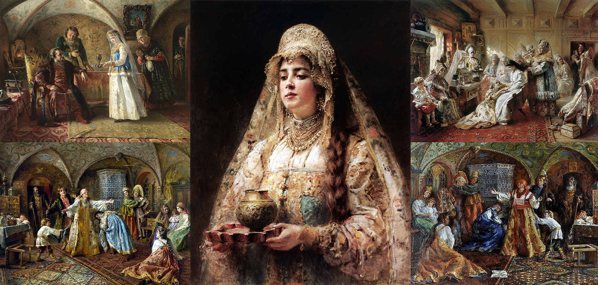 Константин Маковский. Чарка мёду