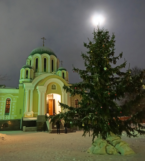 Снег шёл, царапая луну