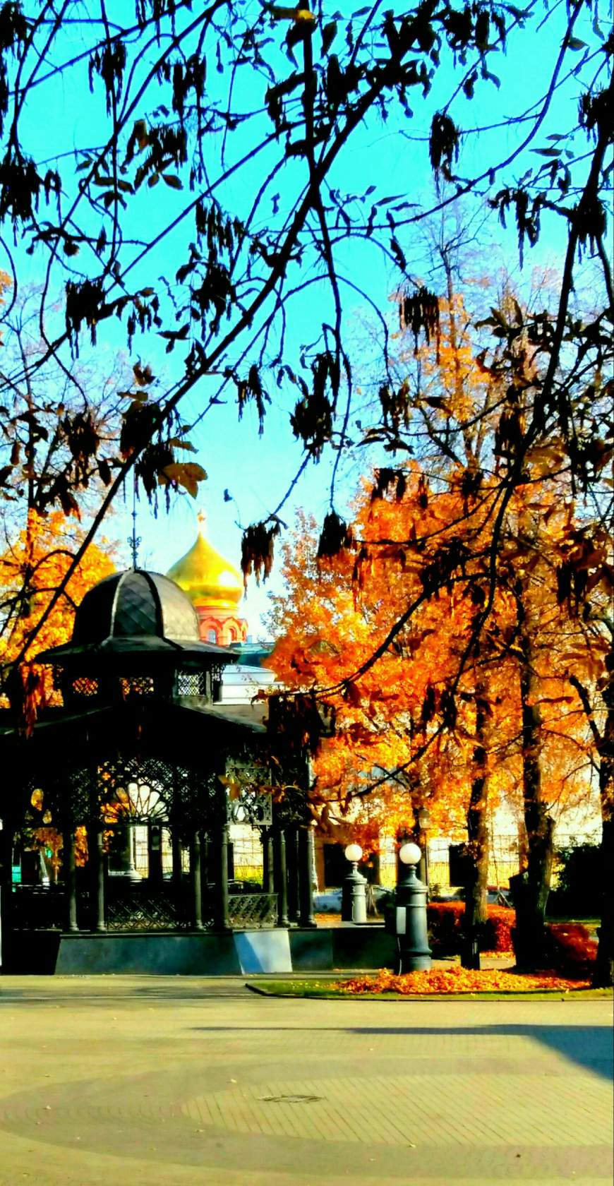 В саду Эрмитаж