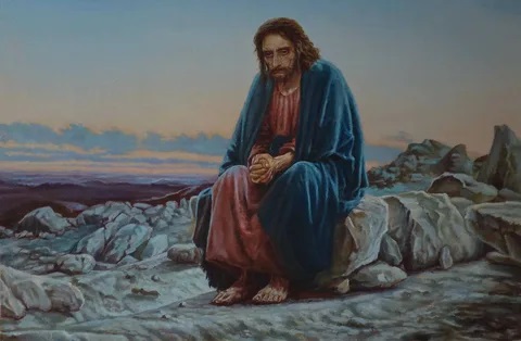 Христос в пустыне И. Крамской 1872г