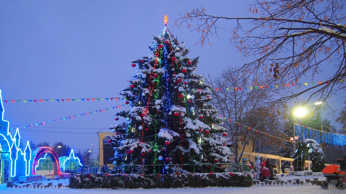спасо-преображенского мужского монастыря зимой. муром рождественская площадь. муром на новогодние праздники. муром юрьев польский. муром на новогодние праздники.