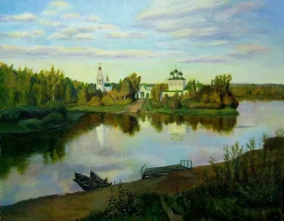 Вечерний звон по картине И Левитана 1892г