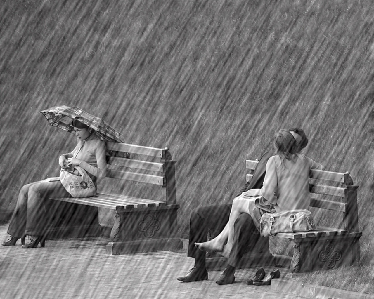 Печаль на двоих. Счастье и грусть. Современная жанровая фотография. Романтика одиночества. Грусть и радость одновременно.