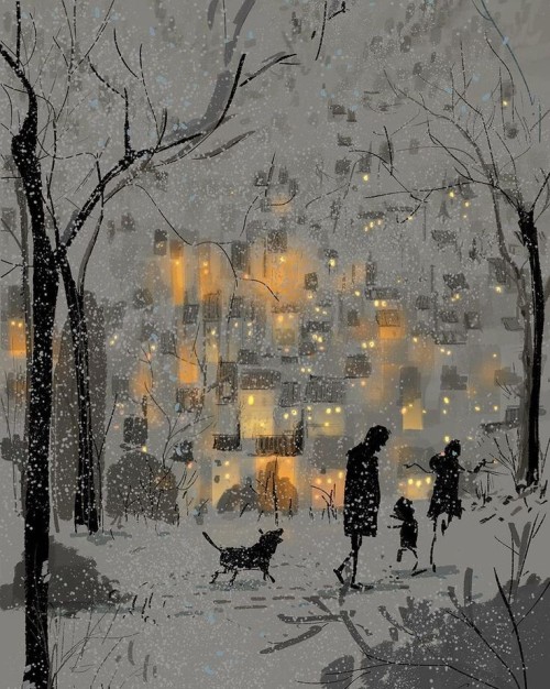 На улице немноголюдной