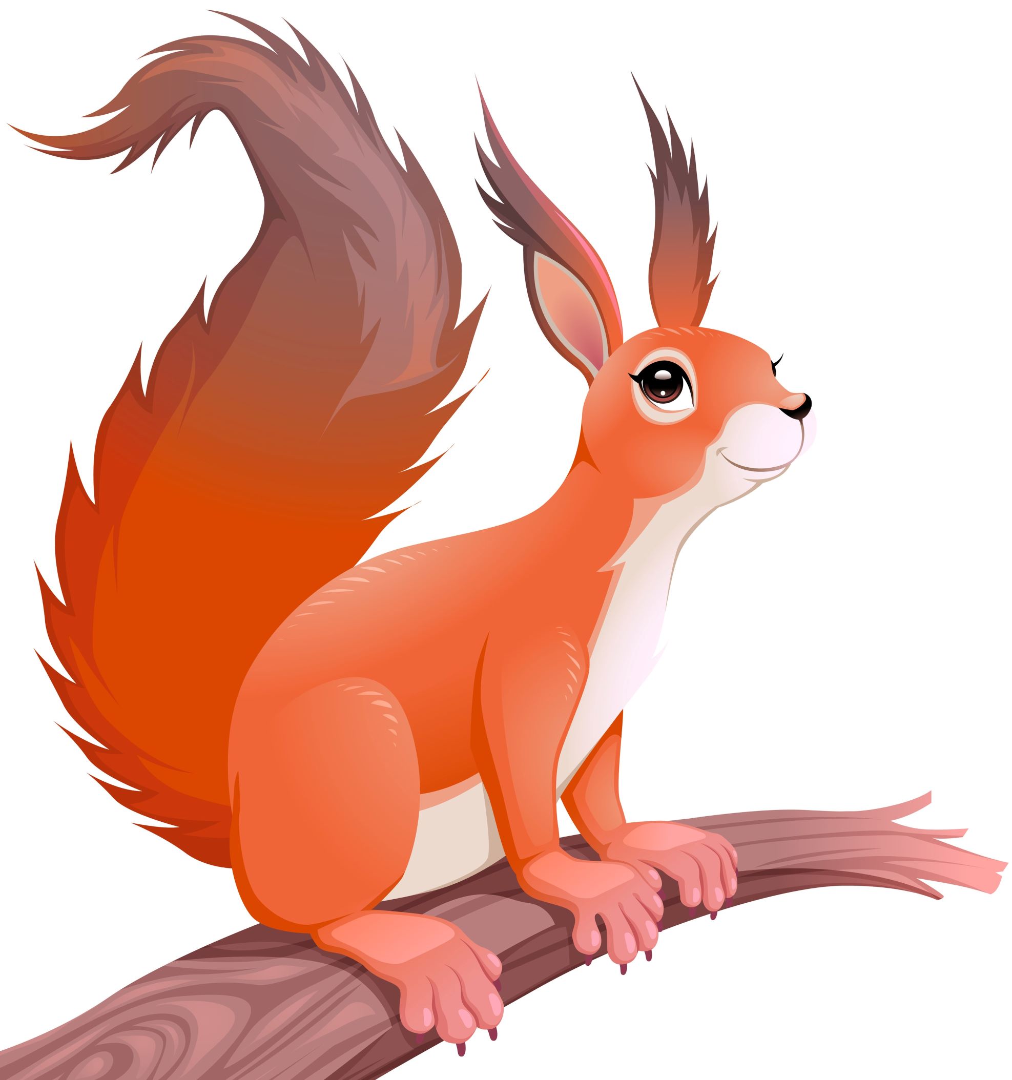 Шустрая, с хвостом пушистым