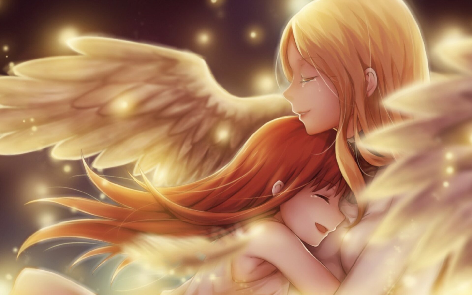Нежный мой ангел земной. Девушка с крыльями. Ангел обнимает крыльями.
