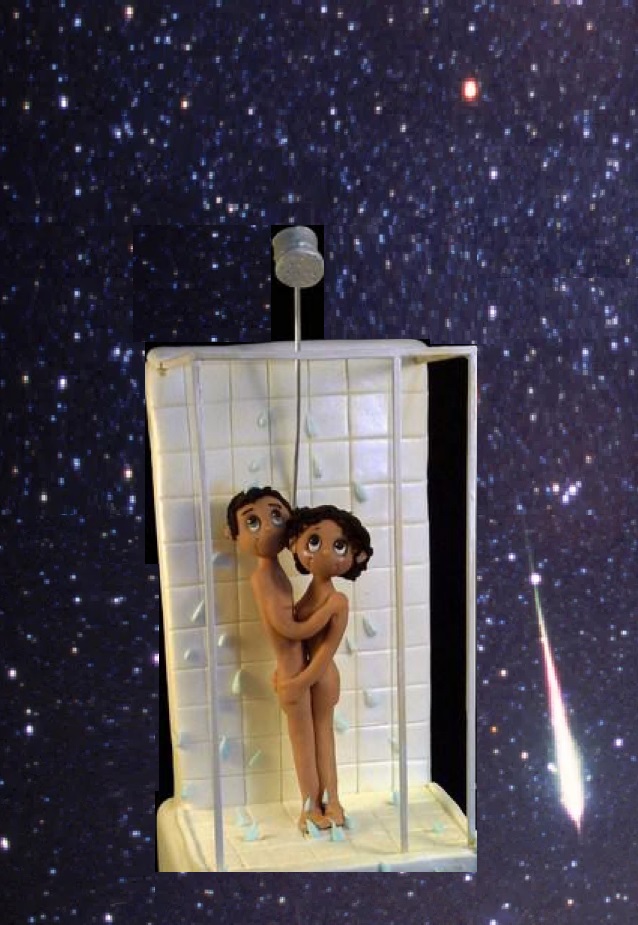 Мокрыми сплелись телами