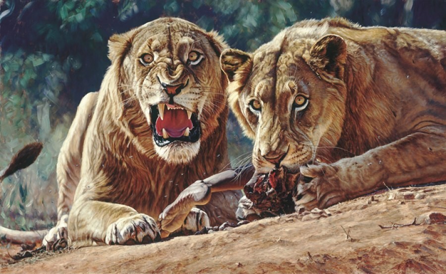 Про питание льва