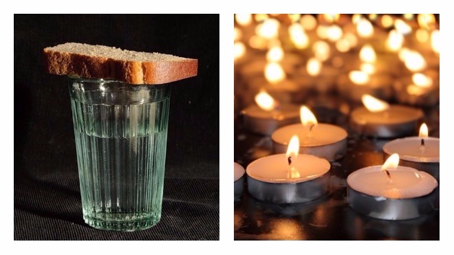 Вода на поминки. Свечи на поминальном столе. Поминальный стол. Поминальная стопка со свечёй. Поминальный стаканчик.